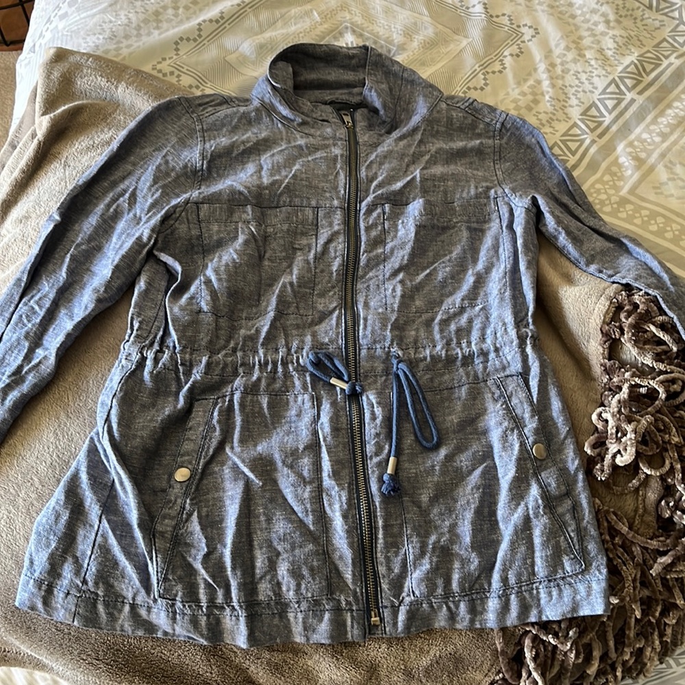Old Navy blue zip up jacket